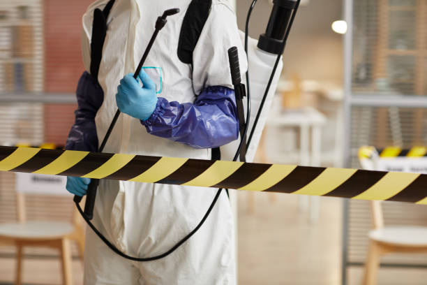 Professional Biohazard Cleanup technician working in Yarmouth, ME
